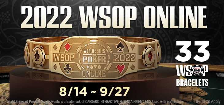 WSOP Online يعود إلى GGPoker في 14 أغسطس!