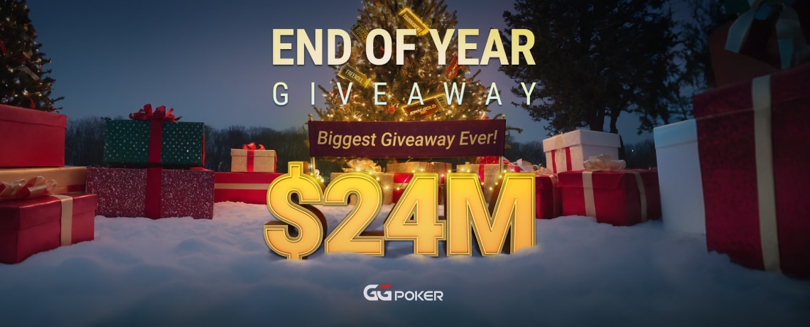 عرض نهاية العام بقيمة 24 مليون دولار من GGPoker يبدأ في الأول من ديسمبر