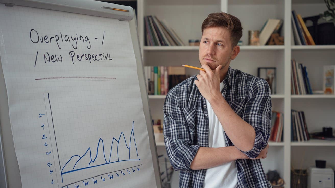 Frustrirani igra? pokera drži ruku na ?elu dok gleda izgubljenu partiju na ra?unaru.