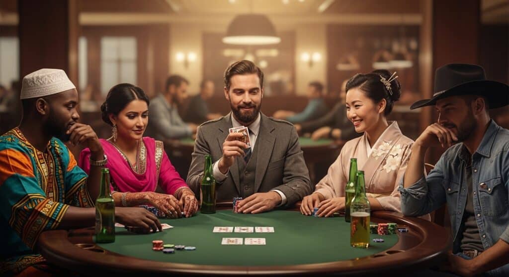 Kako Kultura Oblikuje Način na Koji Ljudi Igraju Poker