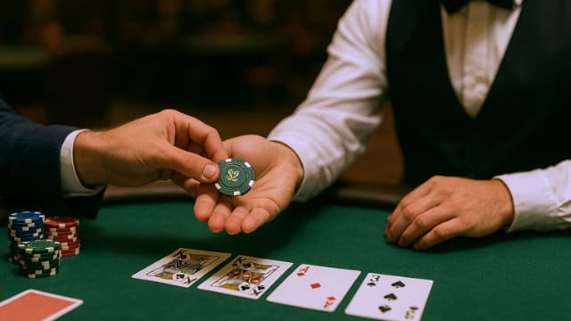 Davanje napojnice dileru u live pokeru: greške koje treba izbeći