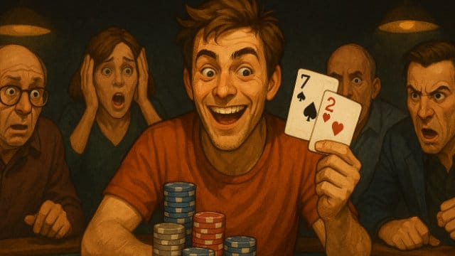 Kada je tvoja poker strategija čisti haos…a radi