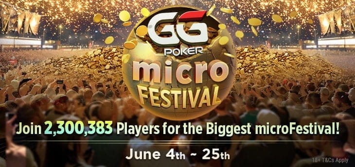 GGPoker&#8217;s microFestival debuterer den 4. juni