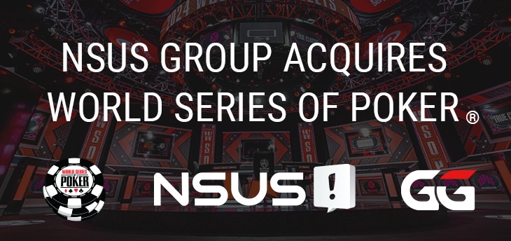 NSUS Group erhverver World Series of Poker®-mærket fra Caesars Entertainment for $500,000,000.
