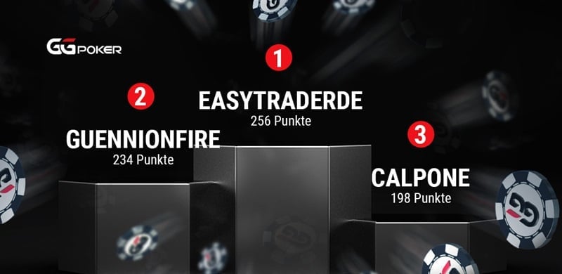 GGPoker Freeroll Liga S3 Top3