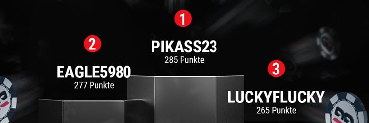 PikAss23 gewinnt die Freeroll Liga Season 4