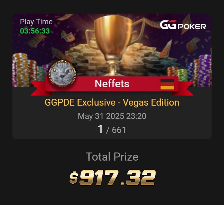 Steffen aka Neffets - GGPDE Vegas Edition