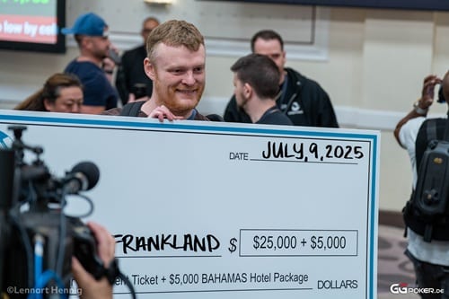 WSOP 2025 Main Event Matthew Frankland