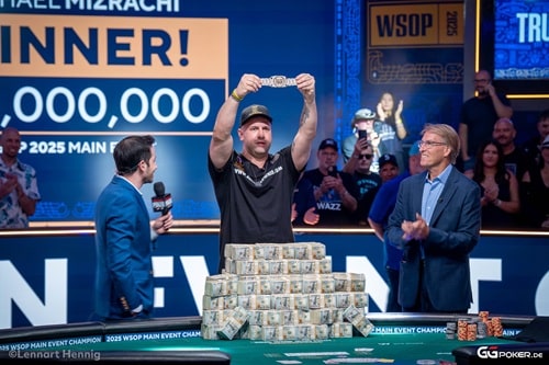 Michael Mizrachi WSOP 2025 Main Event Champion
