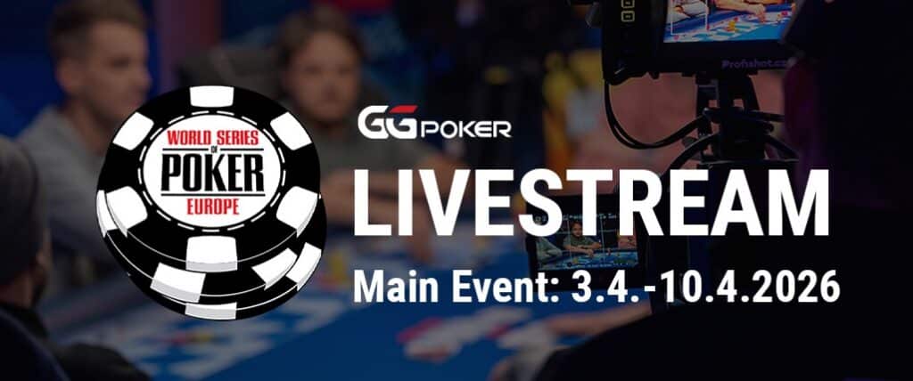 WSOP Europe: Deutscher Livestream aus Prag