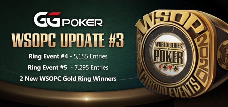 Novedades de las WSOP Super Circuit Online Series &#8211; Ring Events #4 &amp; #5