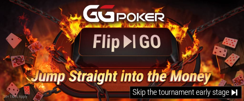 Entra Directamente en el Dinero con los Torneos Flip &amp; Go de GGPoker