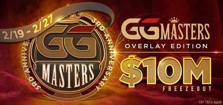 Daniel Negreanu lubab üle 1 miljoni dollari overlay $10M-GTD GGMasters Overlay Edition jaoks