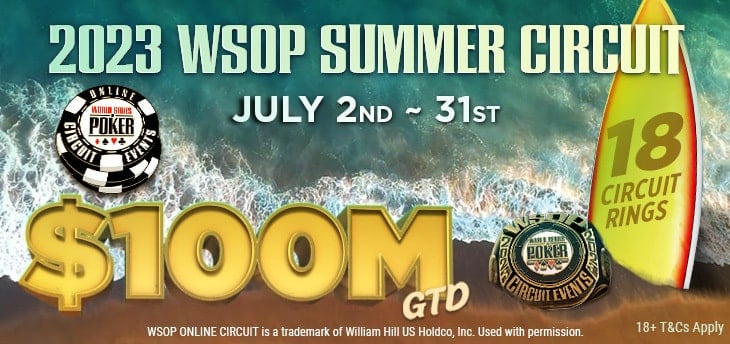 WSOP Summer Circuit käivitub GGPokeris 2. juulil