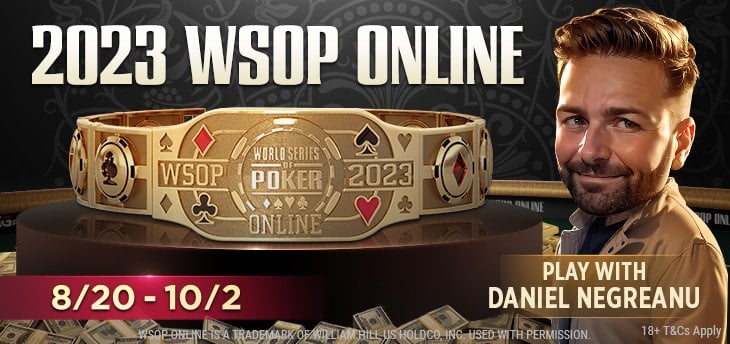 WSOP Online naaseb, Daniel Negreanu juhib