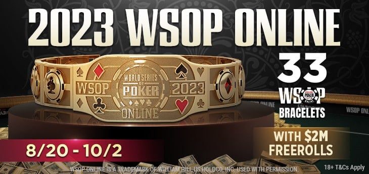 WSOP Online naaseb GGPokerisse 20. augustist kuni 2. oktoobrini