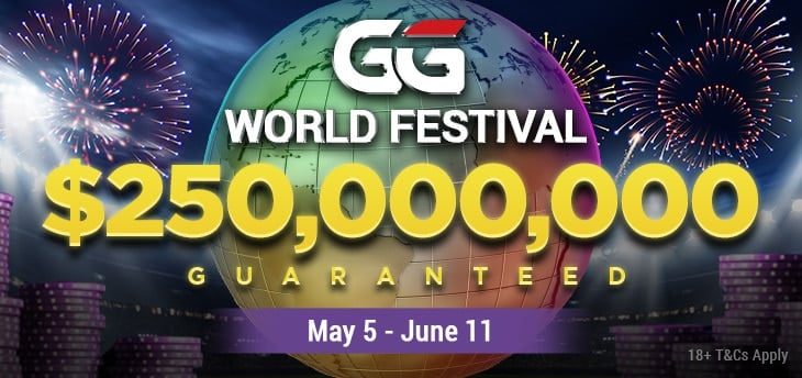 GGPoker World Festival naaseb rekordilise 250 miljoni dollari suuruse auhinnagarantiiga!