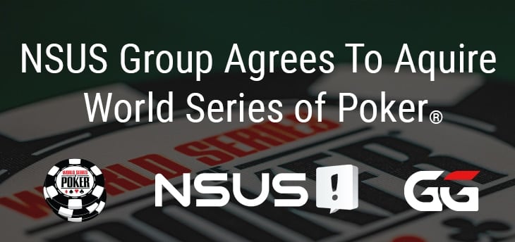 NSUS Group nõustub omandama World Series of Poker®