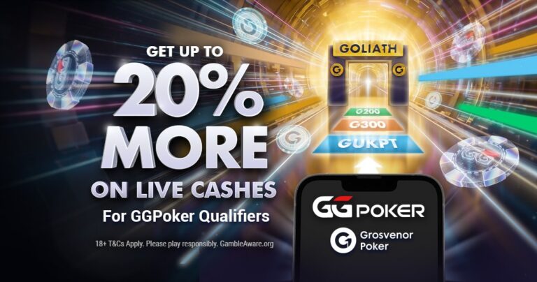 GGPokeri kvalifitseerujad teenivad nüüd rahalisi boost’e enam kui 50 Grosvenori festivalil üle Ühendkuningriigi