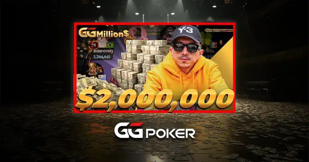 4-1 kaotusseisus heads-up’is: Felipe Boianovsky vapustav GGMillion$ tagasitulek