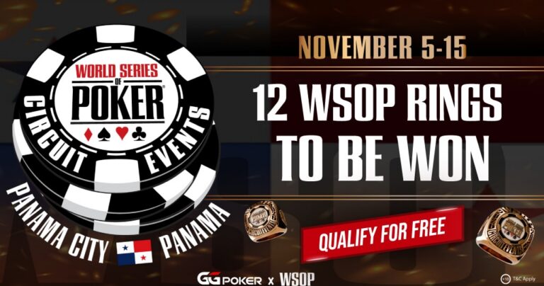 Kvalifitseeru eksklusiivselt GGPokeris WSOP Circuit Panama City jaoks
