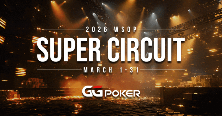 WSOP Super Circuit 2026: $180M garanteeritud auhindu, 18 kuldsõrmust ja aasta suurim online-sari