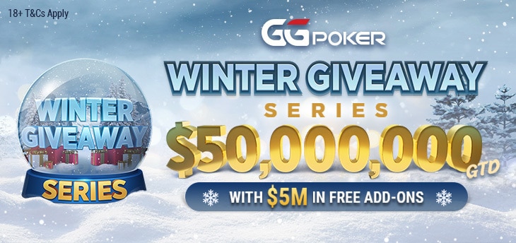 GGPoker julkaisee $23M Winter Giveawayn &#8211; Juhlapyhien erikoistapahtuman