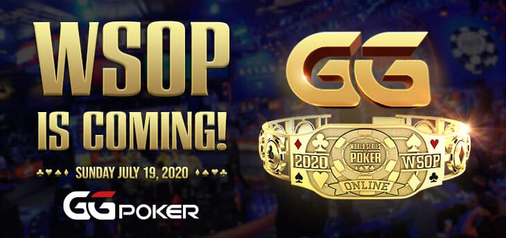 GGPoker &amp; WSOP To Launch WSOP Bracelet Events In July