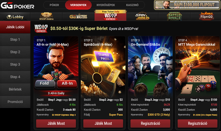 WSOP Express GGPoker