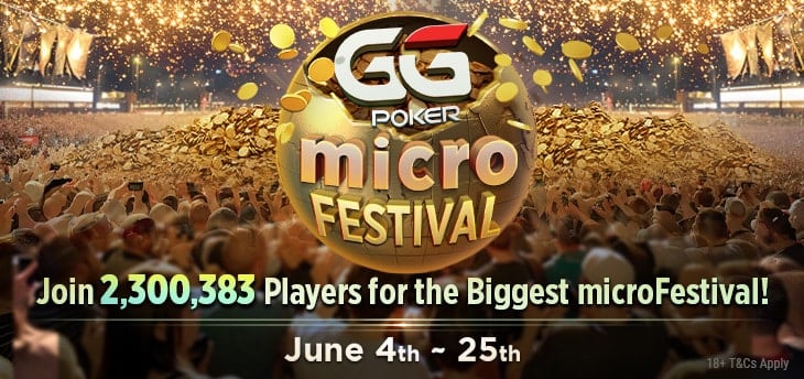 microFestival GGPoker Akan Debut Pada 4 Juni