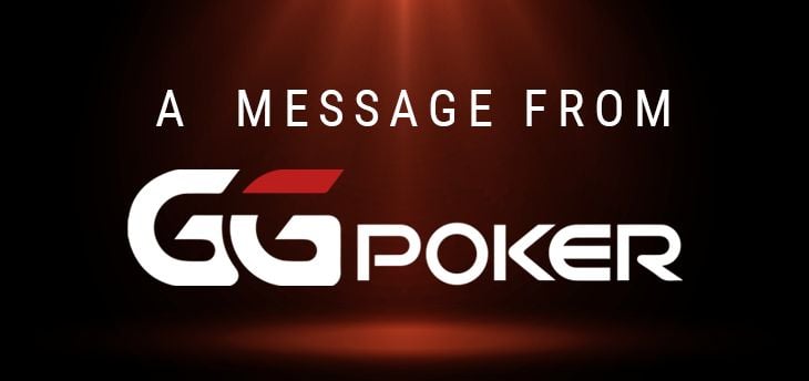 GGPokerからのメッセージ