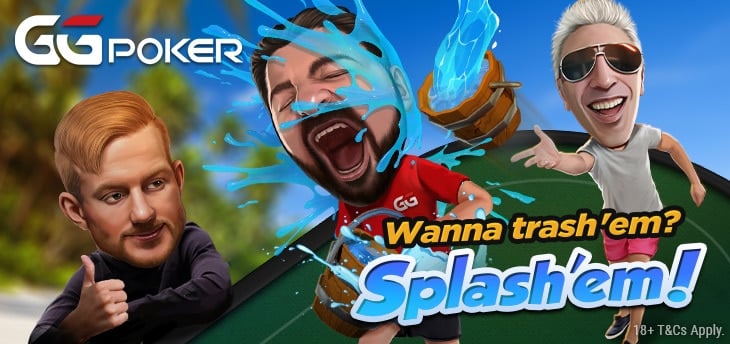 GGPoker spēlētāji tagad var mest olas vai ūdens spaiņus!