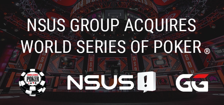 NSUS grupa iegādājas World Series of Poker® zīmolu no Caesars Entertainment par 500 miljoniem ASV dolāru