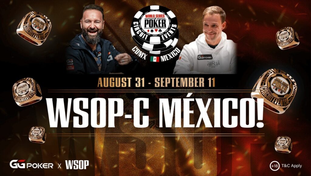 Kvalificējies WSOP Circuit CDMX Meksikā ekskluzīvi GGPoker platformā