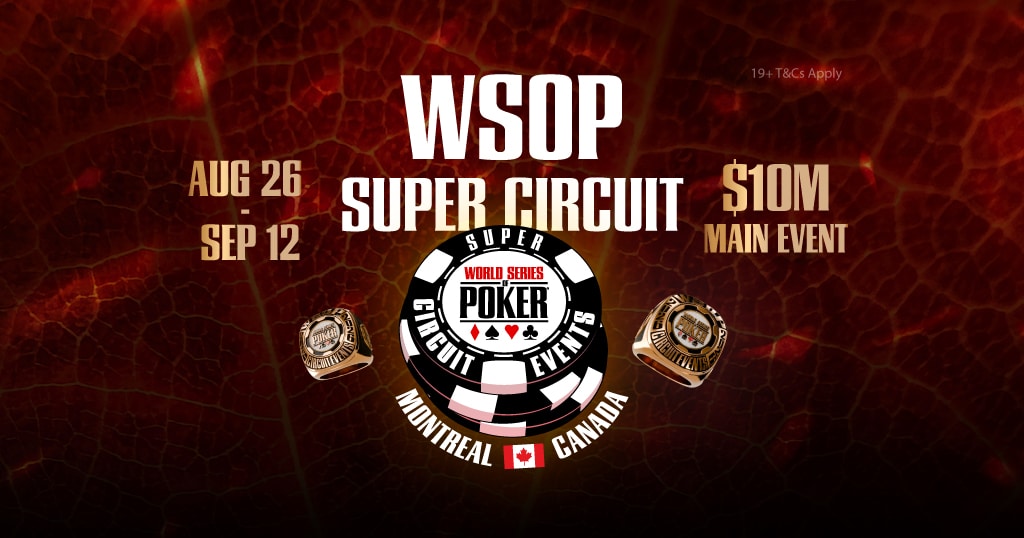 WSOP Super Circuit Canada tiešsaistes kvalifikācijas tagad tiešraidē ekskluzīvi GGPoker platformā