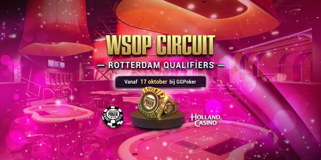 GGPoker opnieuw partner tijdens de WSOP Circuit Rotterdam