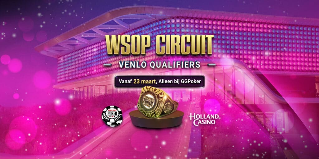 GGPoker organiseert online satellites voor het WSOP Circuit Venlo