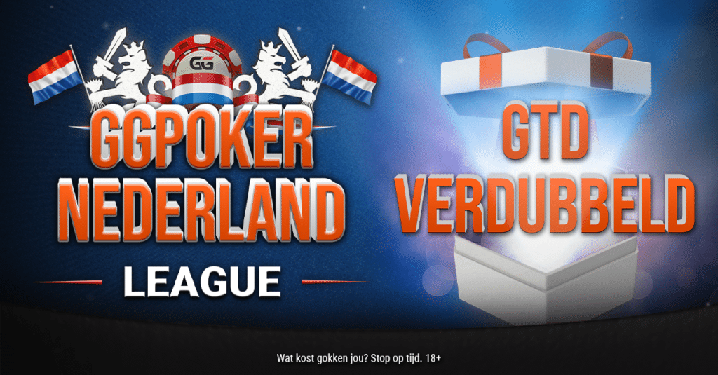 GGPoker Nederland League &#8211; De gegarandeerde prijzenpot is verdubbeld