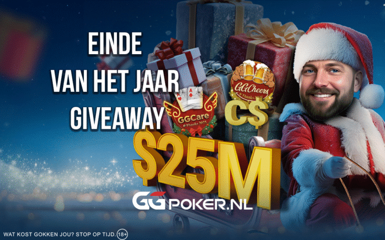 GGPoker legt de lat hoger met een record van $25M aan prijzen in de Eindejaarsactie.