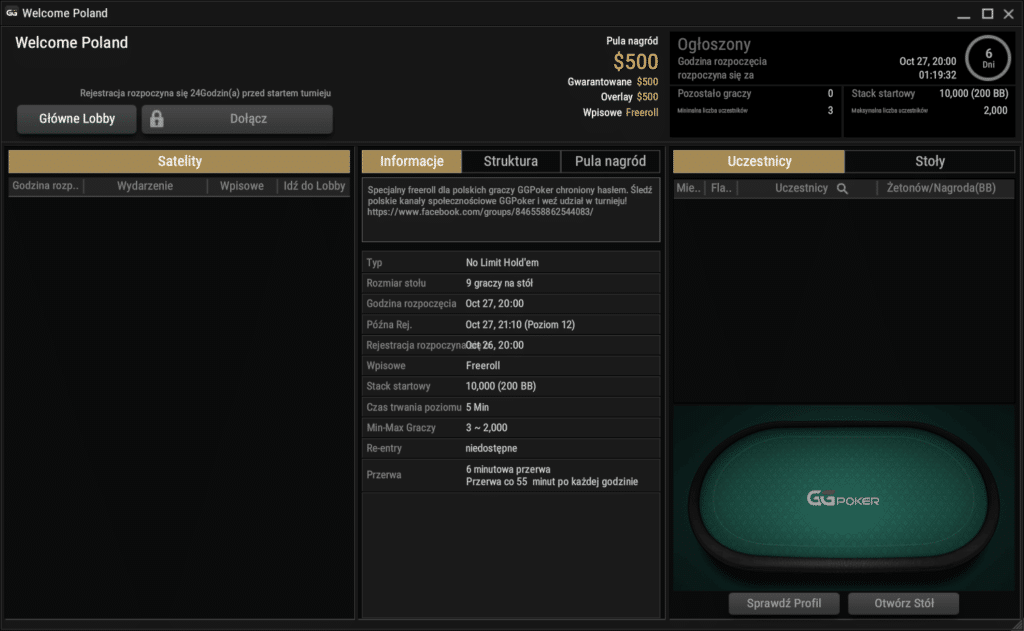 freeroll ggpoker