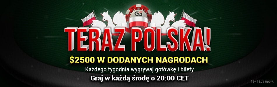 Turnieje pokerowe Teraz Polska &#8211; $2500 dodane w styczniu