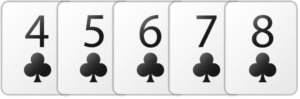 Straight flush no poker