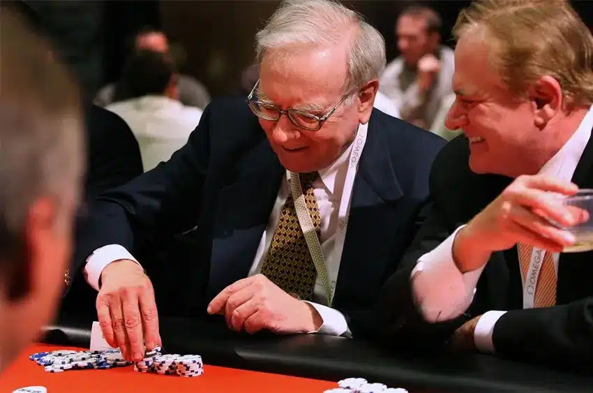 warren buffett jogando poker ao vivo