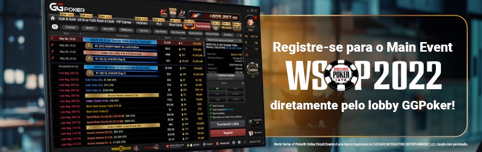 Como se inscrever para o evento principal da WSOP no conforto da sua casa
