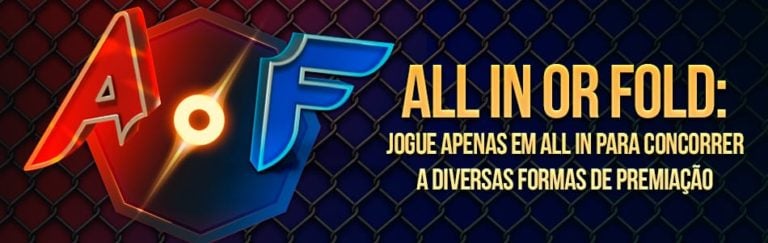 All In or Fold: jogue apenas em all in para concorrer a diversas formas de premiação