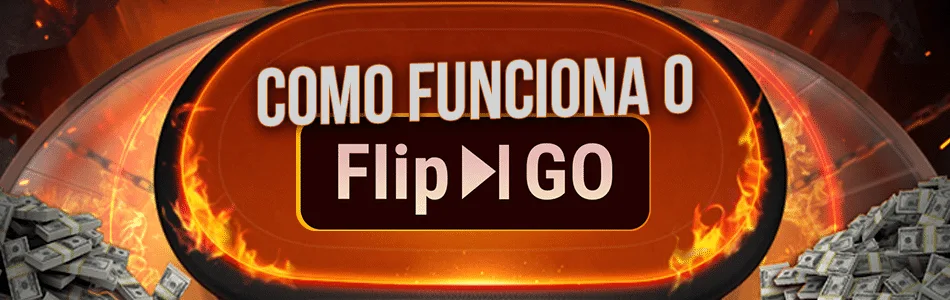 Como funcionam os torneios Flip &amp; Go na GGPoker