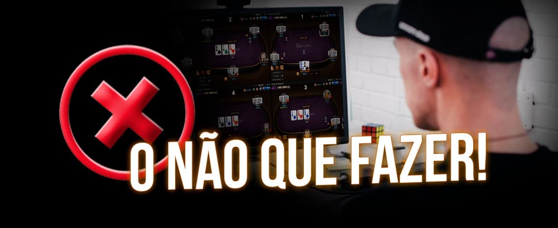 frase: o que não fazer seguida por um simbolo de errado