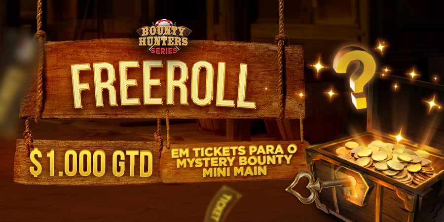 Freeroll com 40 tickets para o MYSTERY BOUNTY Mini Main na GGPoker