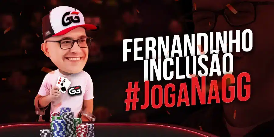 Fernandinho Inclusão é o mais novo parceiro da GGPoker