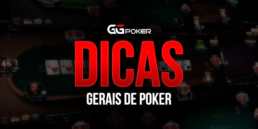 Dicas Gerais de Poker